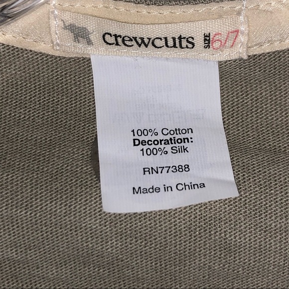 JCREW Girls Cardigan with Silk Details Decoration. Item# 0107 - Picture 4 of 5